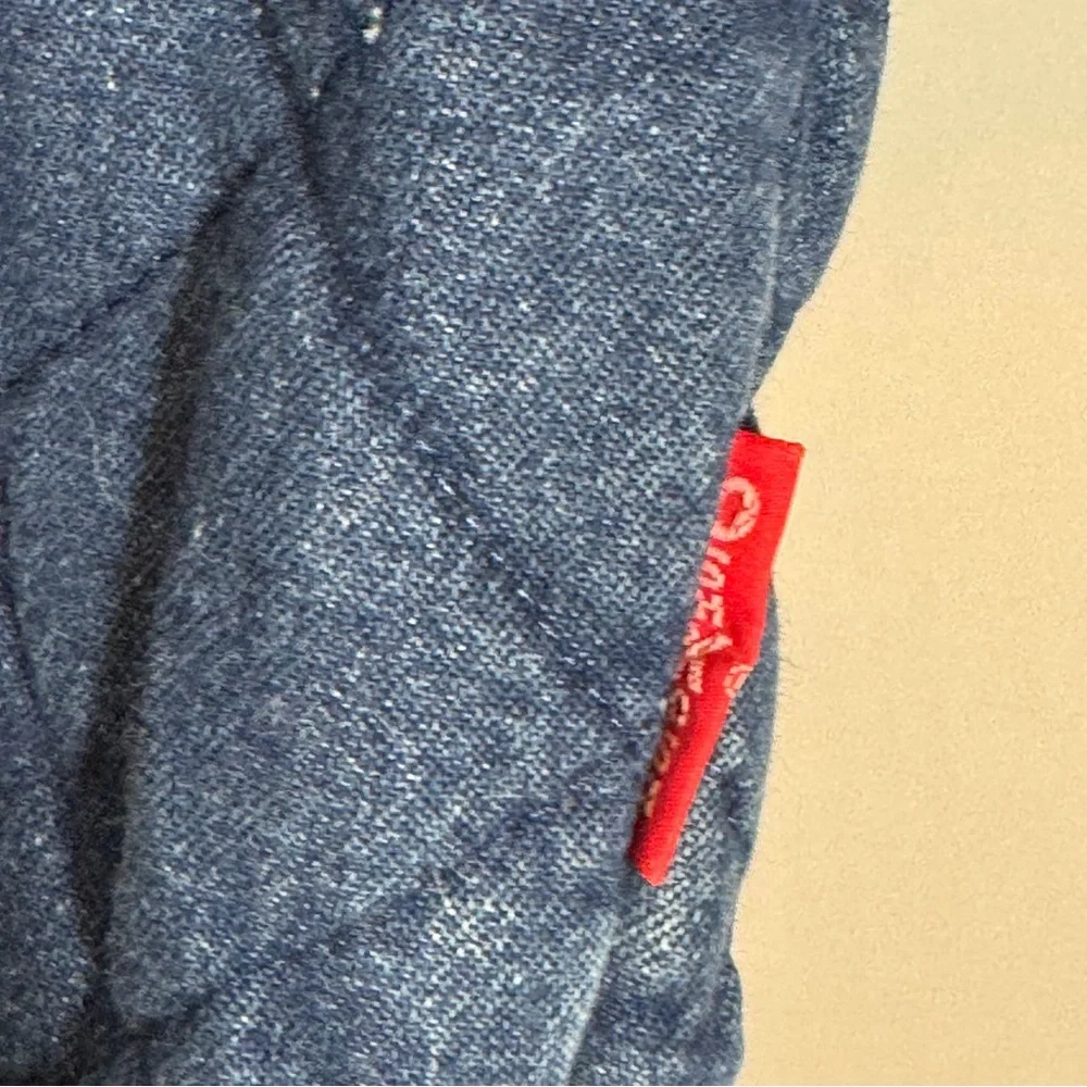 Vintage‎ Oshkosh B'Gosh Denim Quilted Hooded Jacket Size 24M
